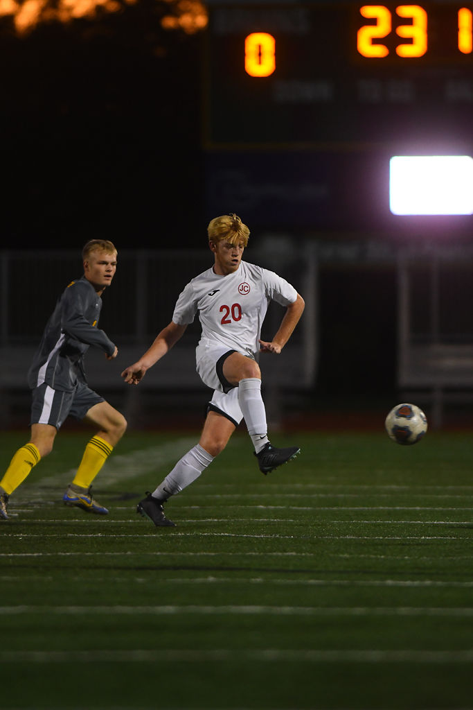 Breck McGrail keeps the ball away